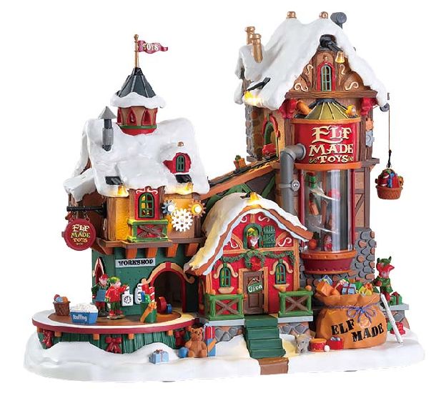 Lemax 75190 Elf Made Toy Factory, Animation